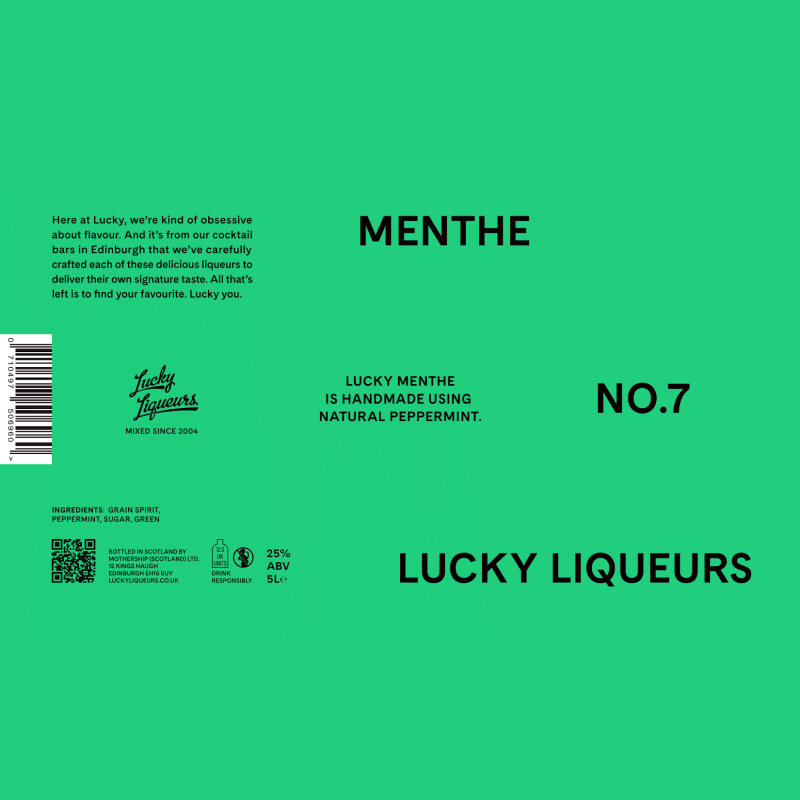 Lucky Liqueurs MENTHE 5L