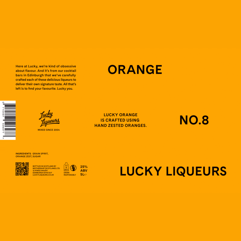 Lucky Liqueurs ORANGE 5L