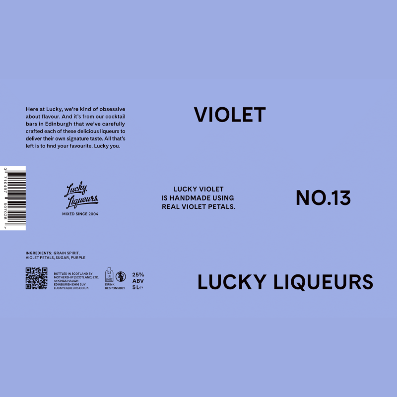 Lucky Liqueurs VIOLET 5L